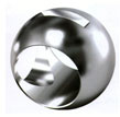 球体是球阀的启闭件，又称球芯、球，球体绕阀体中心线作旋转来达到开启、关闭球阀的作用。