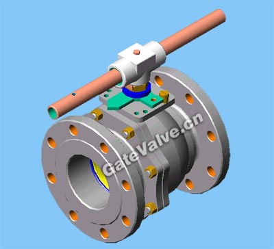 球阀三维图